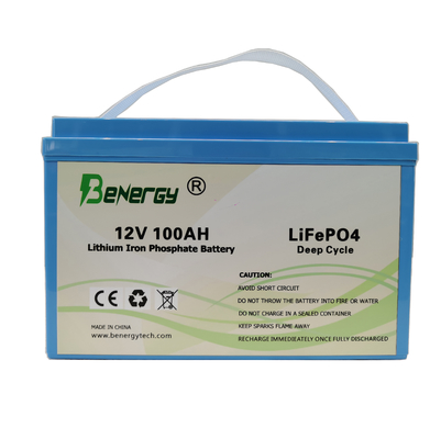bateria da fonte de alimentação de Ion Battery Lifepo 4 do lítio de 12v 100AH UPS